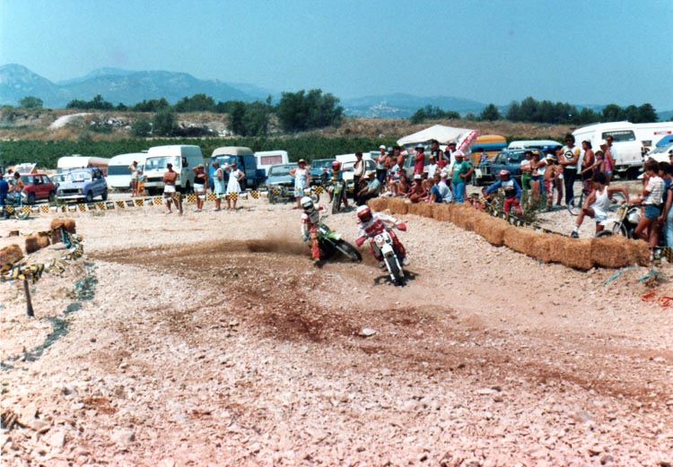 JMB et Cédric Vian lors de l'épreuve de Mazan, photo de Patrick Vian