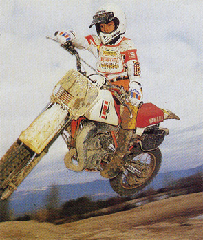 JMB sur une Yamaha lors de cette année 1984