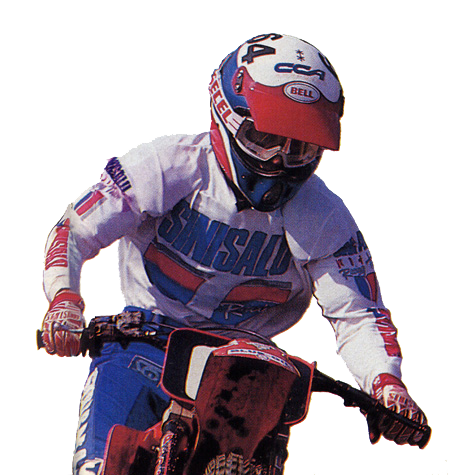 Jean-Michel Bayle lors de ce grand-prix d'Irlande 1987