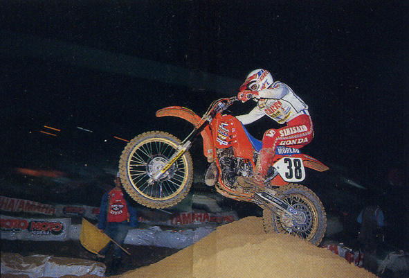 Jean-Michel lors de ce supercross de Charletty