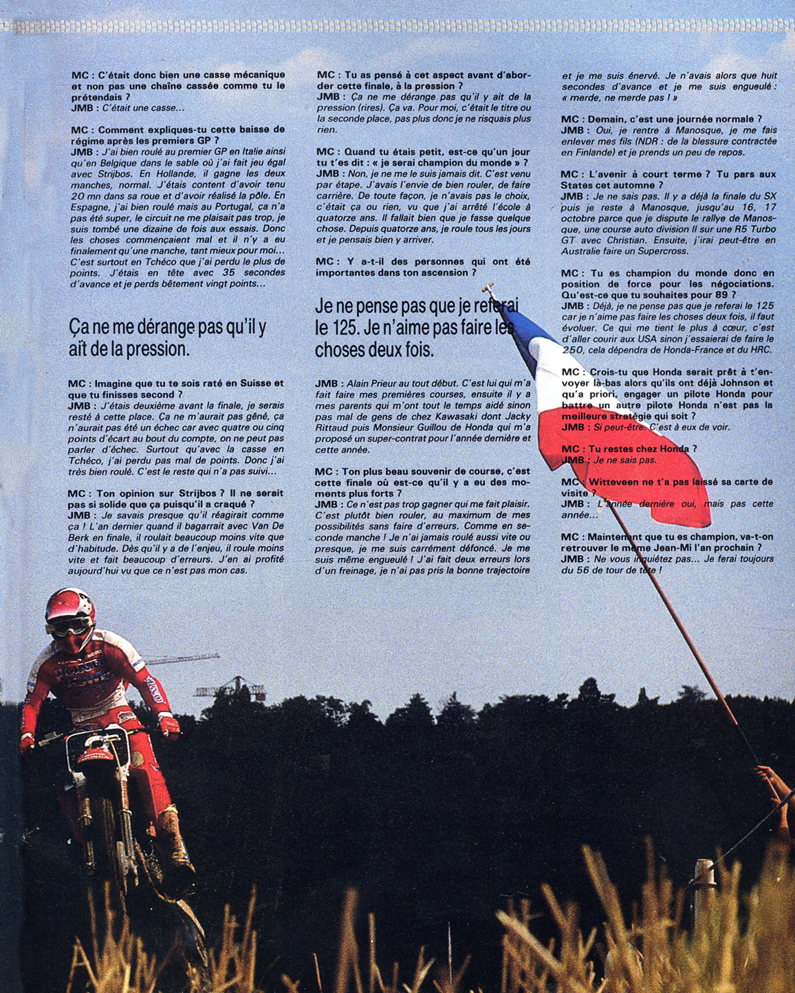Cliquez pour lire la fin de l'interview