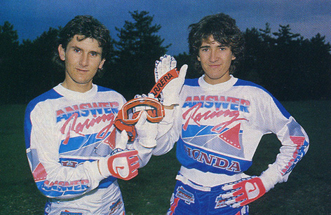 Jean-Michel et Christian signent Answer en 1988