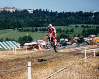 Jean-Michel Bayle lors de cette épreuve Suisse. Photo prise par Thump