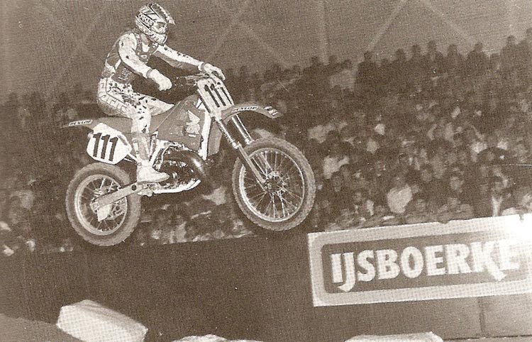 Jean-Michel Bayle lors de ce supercross de Maastricht