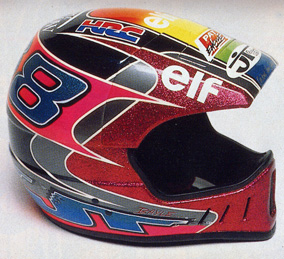 Un casque de Jean-Michel Bayle