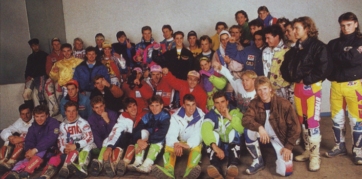 La photo de tous les pilotes de ce Bercy 1990