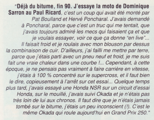 Jean-Michel Bayle parle déjà de vitesse en 1990