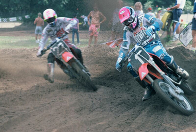 Jean-Michel Bayle et Mike Kiedrowski à la lutte