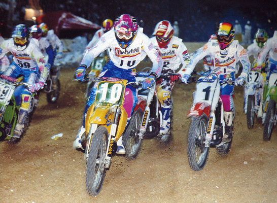 Le départ de cette finale du supercross du Parc des Princes