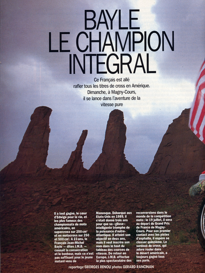 La page 62 du Paris Match du 23 Juillet 1992 où l'on parle de Jean-Michel