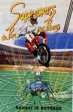 L'affiche du supercross du Parc pour la seconde date : le 10 Ocotbre