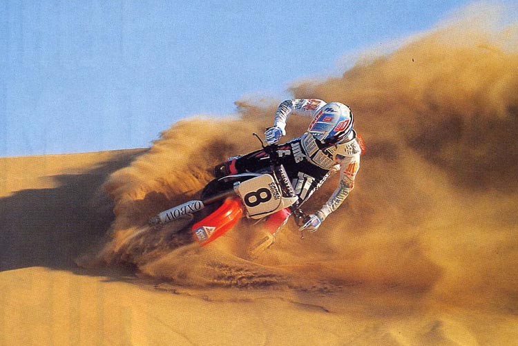 Jean-Michel dans les dunes de Californie en 1991