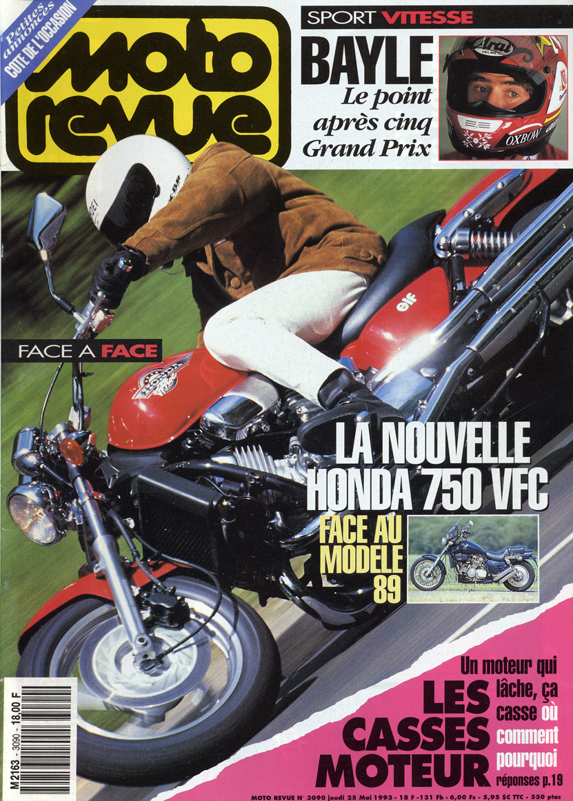 La couverture du Moto Revue N°3090 où JMB y donne une interview.