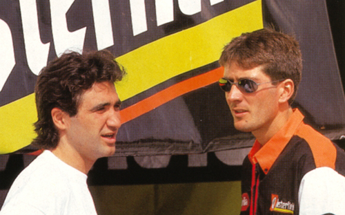Jean-Michel Bayle rejoint Jean-Philippe Ruggia au sein de l'écurie usine Aprilia pour cette saison 1994