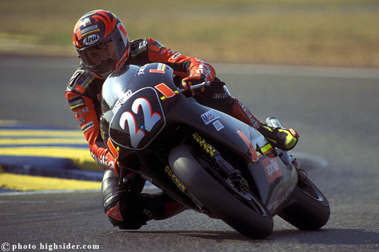 Jean-Michel Bayle en pleine action lors de ce grand-prix de France