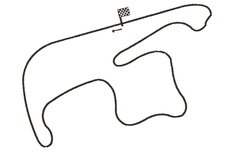 Le tracé du circuit d'Eastern Creek