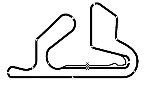 Le tracé Nelson Piquet de Jacarepagua