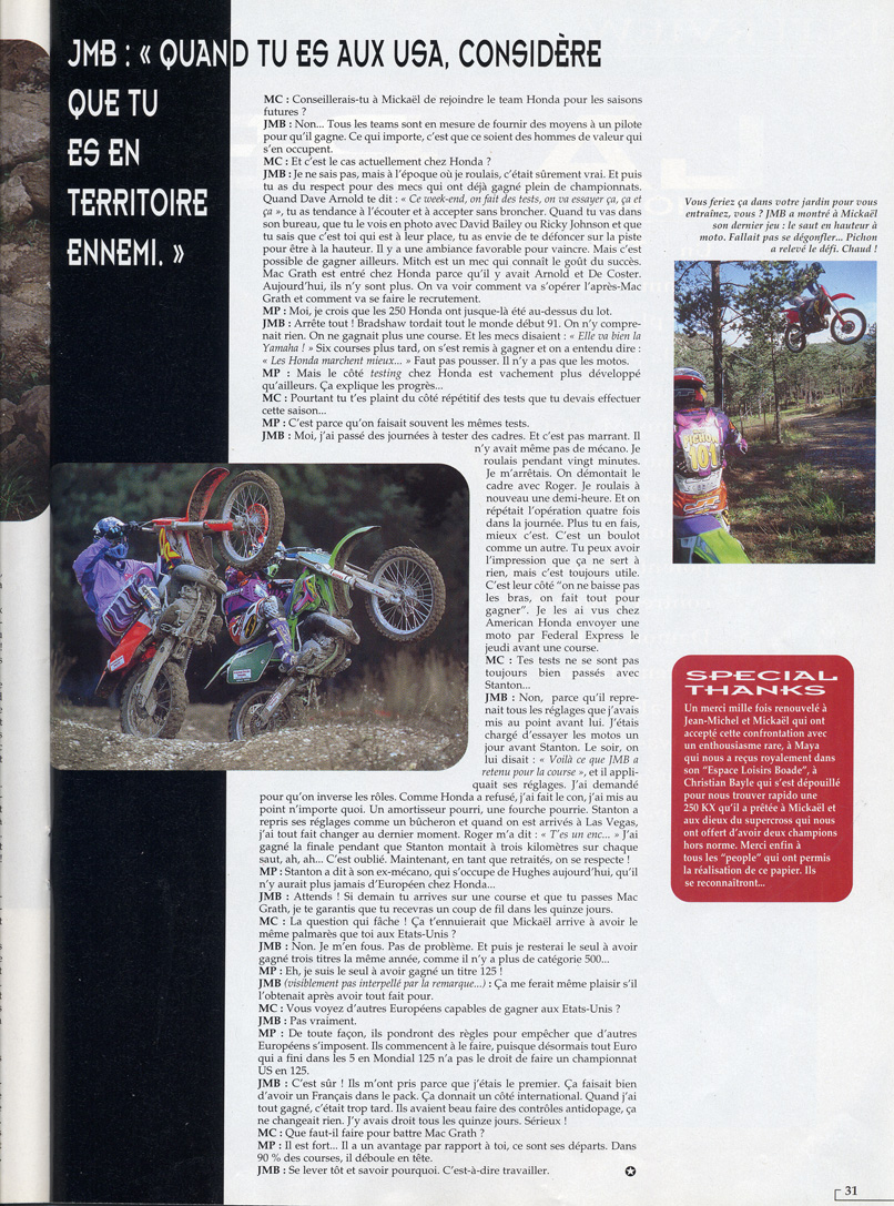 Cliquez pour agrandir la page 2 de l'interview