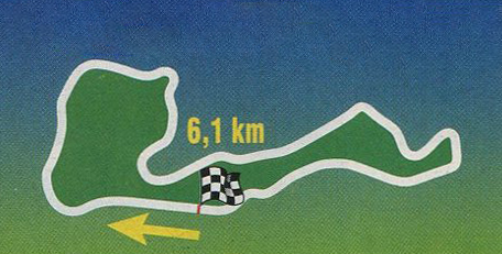 Le tracé du circuit d'Assen