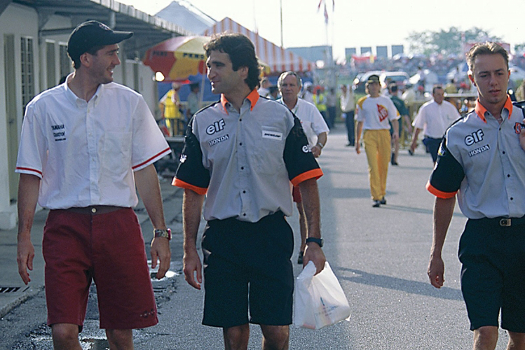 Jean-Michel Bayle en compagnie de Jean-Philippe Ruggia et Olivier Jacque