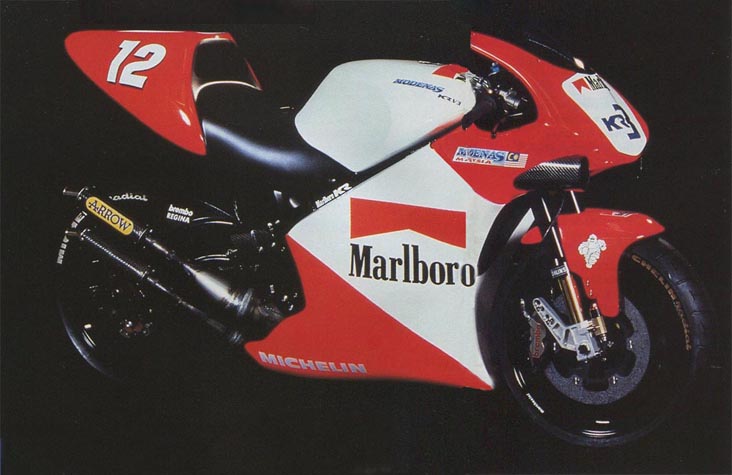 La nouvelle moto de Jean-Michel Bayle pour l'année 1997