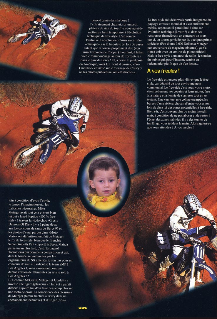 La troisième page concernant JMB dans ce numéro spécial Cross de Moto Verte