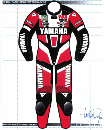 Le design de la combinaison dessinée par Troy Lee