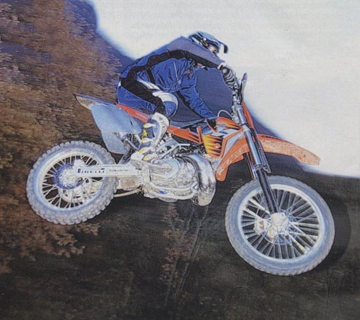 Jean-Michel teste la nouvelle  SX 250 modèle 1999