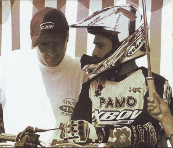 Jean-Michel Bayle en compagnie de Fred Bolley en MX