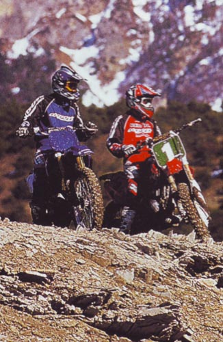 Jean-Michel Bayle en compagnie de Fred Bolley en MX