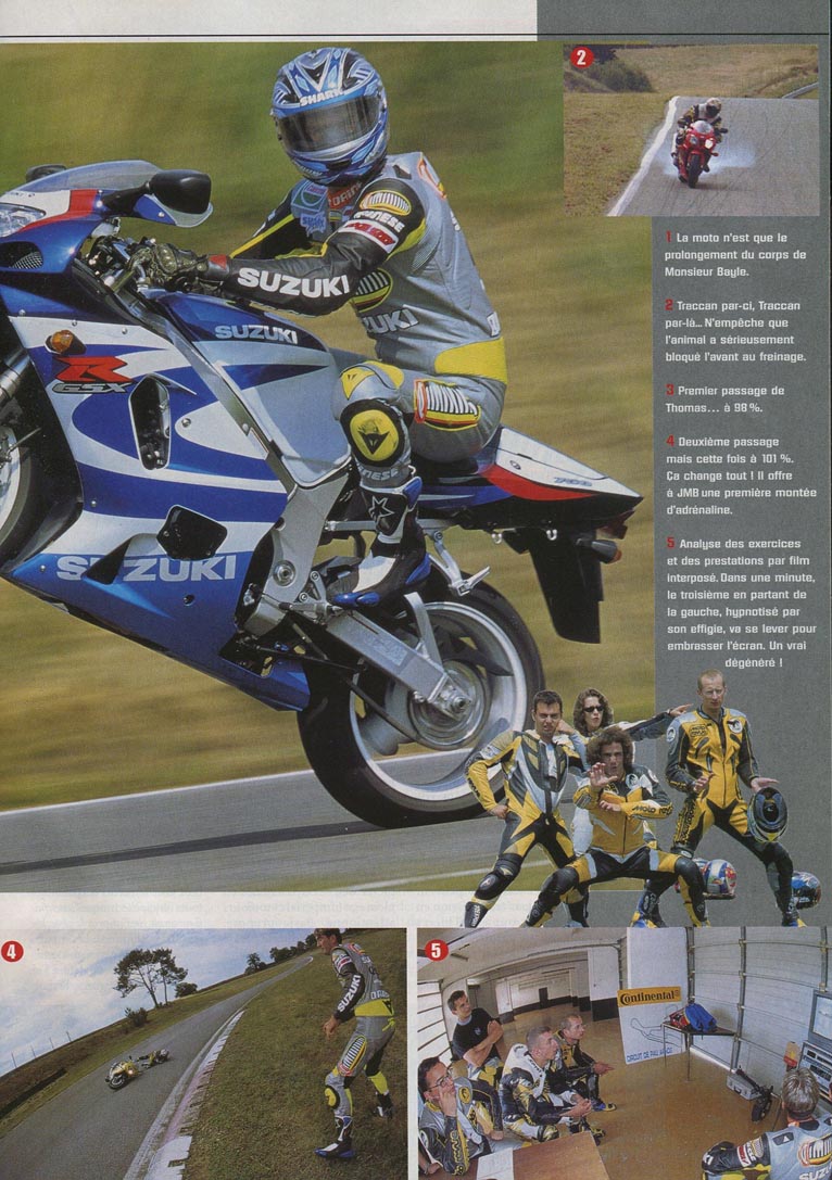 JMB est professeur pour le team Moto Revue