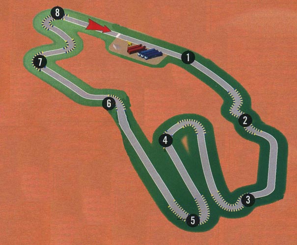 Le tracé du circuit des 24 heures du Mans