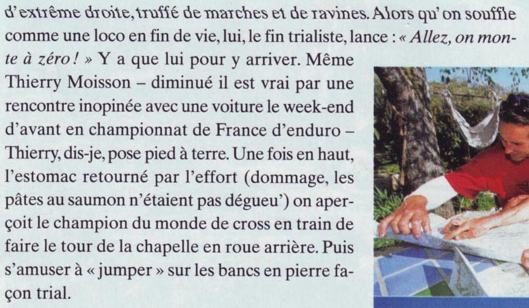 Le magazine Bike consacre un petit article à Jena-Michel Bayle, page 2