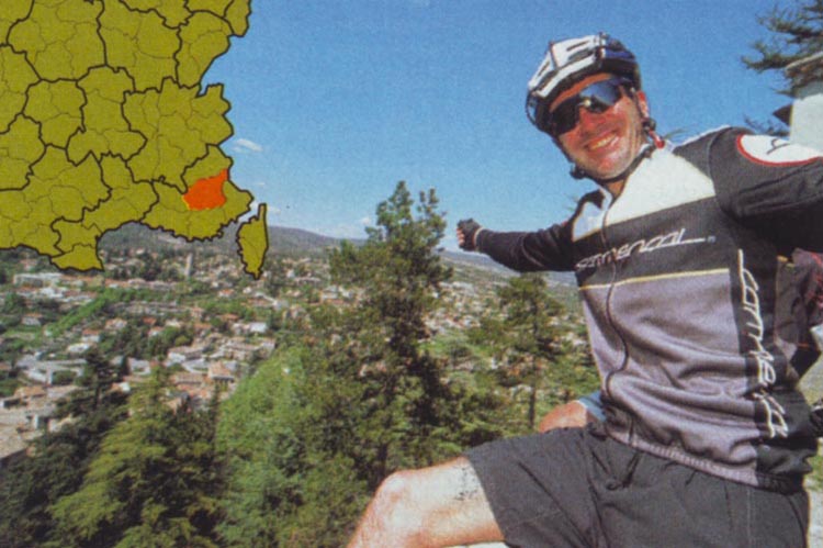 Jean-Michel lors de la sortie VTT