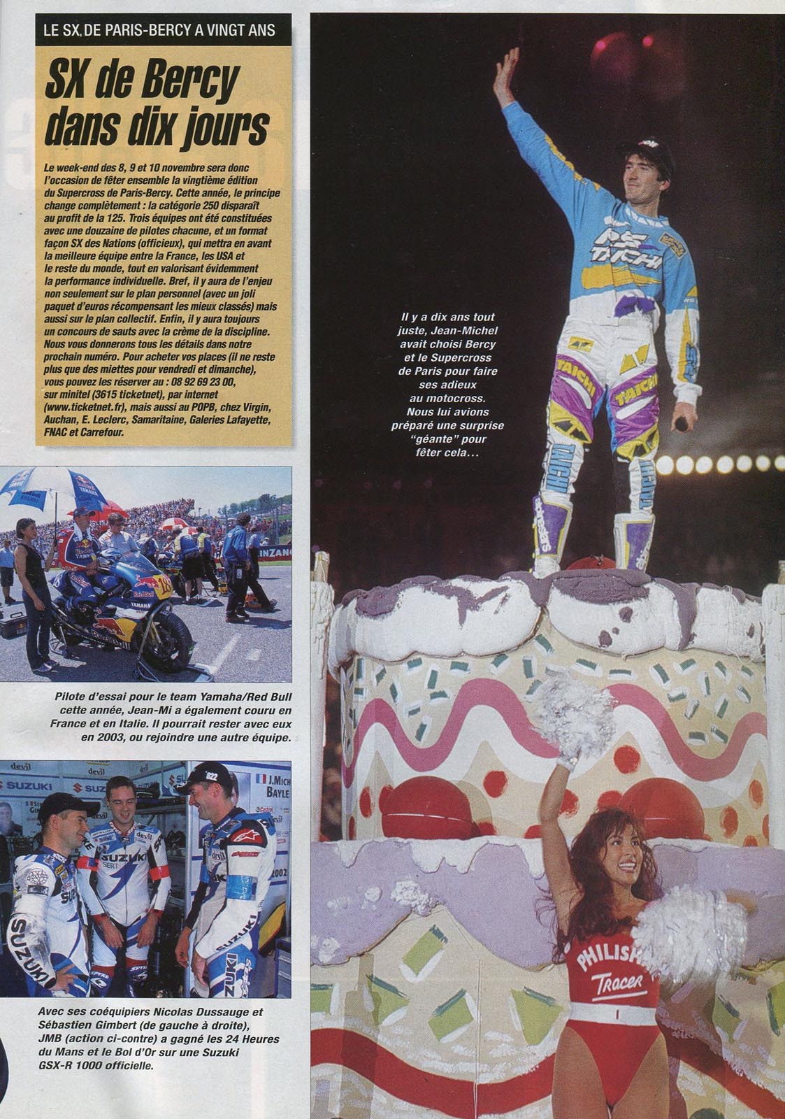 Jean-Michel nous livre une petite interview dans le Moto Revue 3542