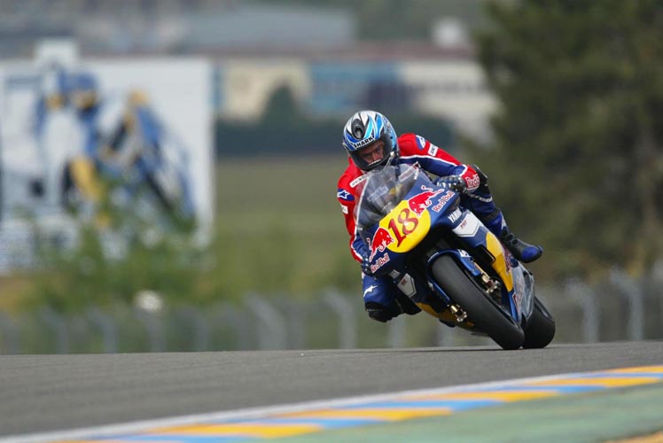 JMB en pleine action sur la Yamaha Red Bull