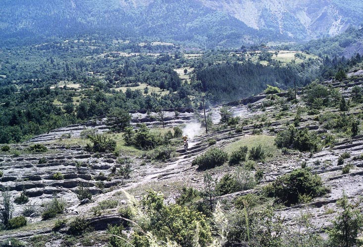 Un des panorama visible par les concurrents lors de l'Epreuve de Digne