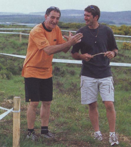 Jean-Michel Et Giovanni Sala ont repéré les spéciales ensemble lors de ce trèfle Lozérien