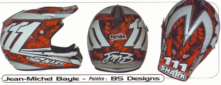 BS Designs lui confectionne un nouveau casque pour 2006