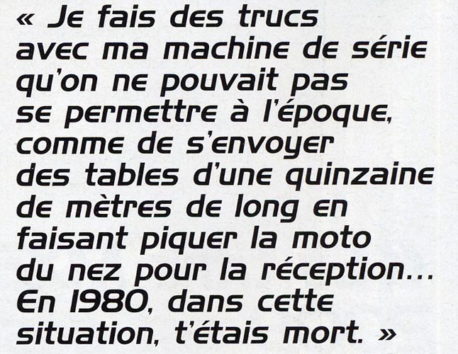 Jean-Michel Bayle nous parle de l'évolution des machines et ce que l'on peut faire maintenant et qu'il ne l'était pas avant