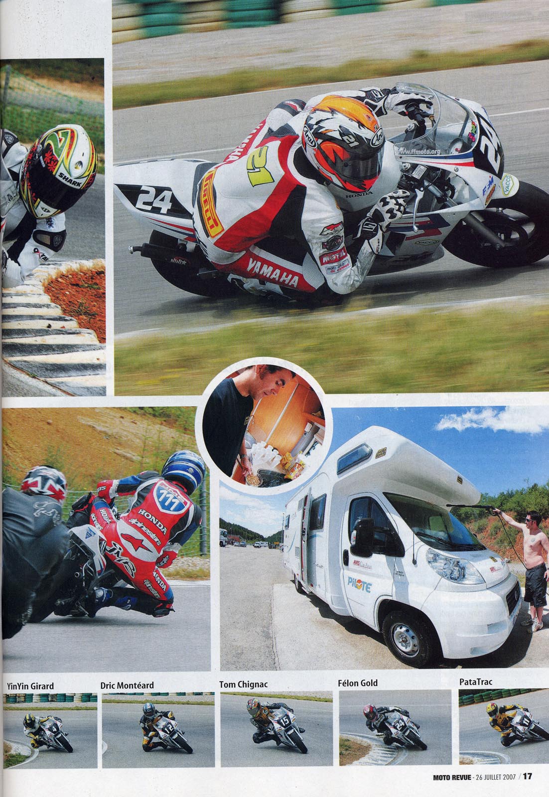 La page 17 du Moto Revue Spécial Vacances 2007