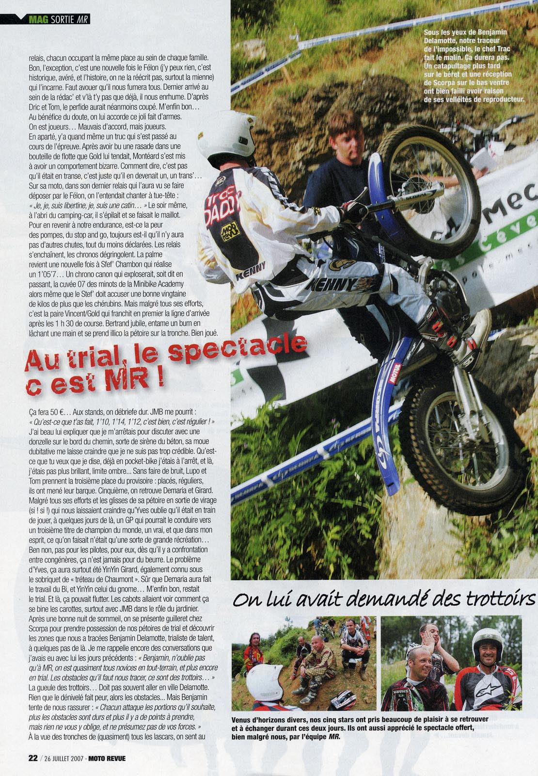 La page 22 du Moto Revue Spécial Vacances 2007