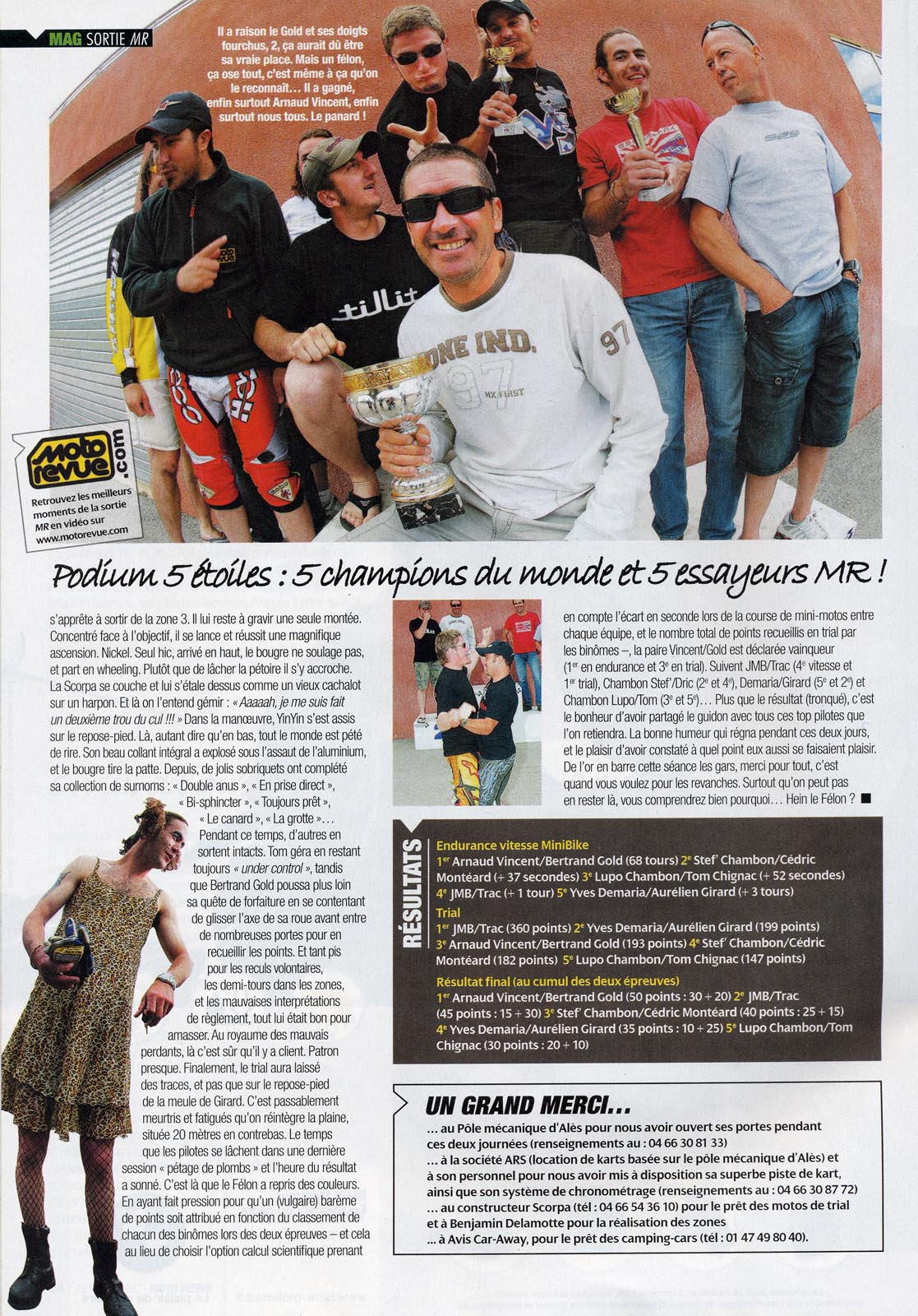 La page 25 du Moto Revue Spécial Vacances 2007
