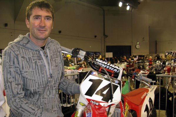 Jean-Michel dans le paddock de Bercy