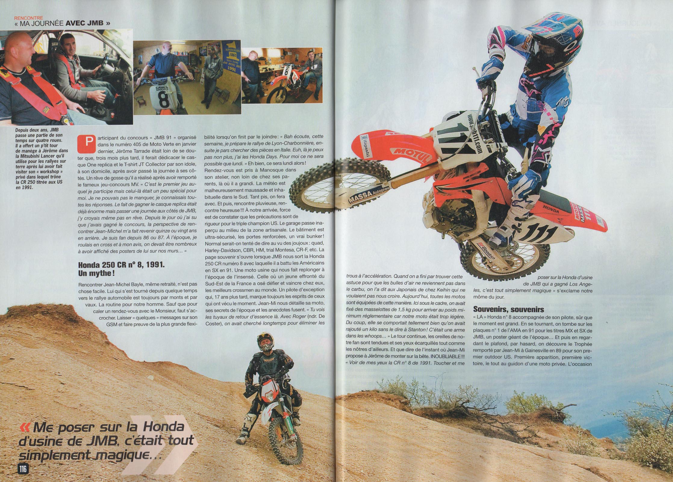 Les pages 3 et 4 de la journée avec JMB