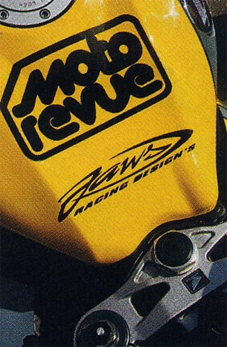 Le réservoir de la CBR1000RR du Team Moto Revue 2008