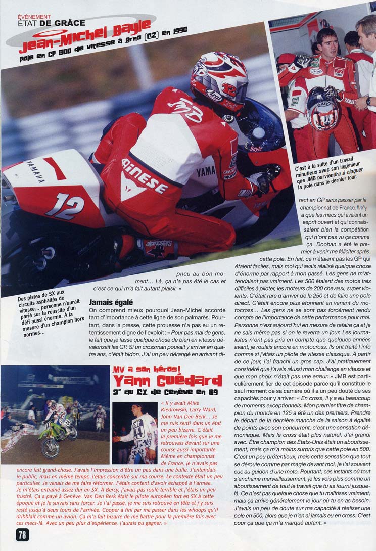 Jean-Michel Bayle nous parle de son état de grâce, page 3