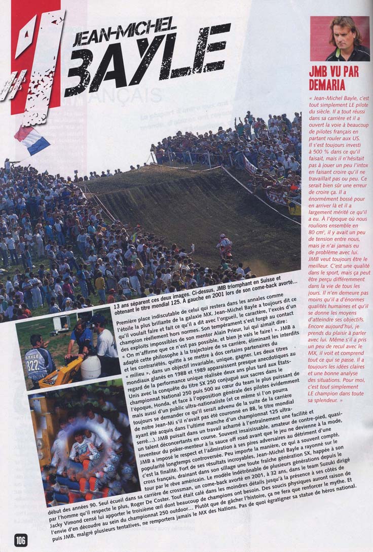 Le numéro 456 du Moto Verte d'Avril 2012, en voici la page 106