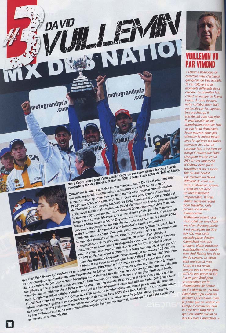 Le numéro 456 du Moto Verte d'Avril 2012, en voici la page 110