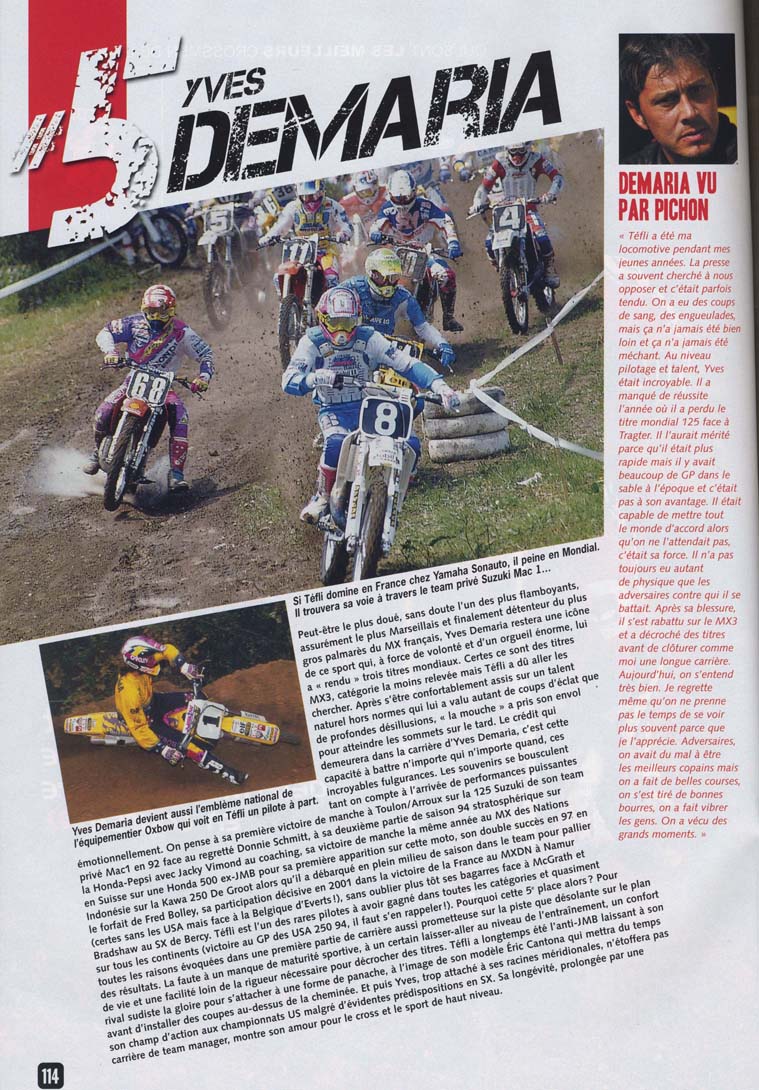Le numéro 456 du Moto Verte d'Avril 2012, en voici la page 114